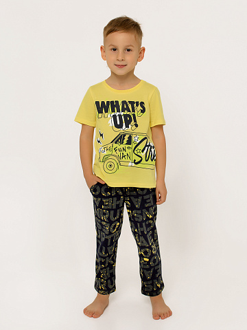 Пижамный костюм "Крутыш" Лимонный арт. дк196л